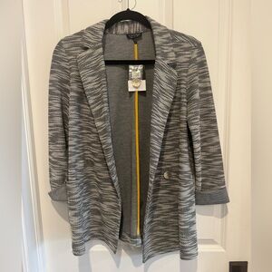 Topshop Black and Gray Women's Blazer